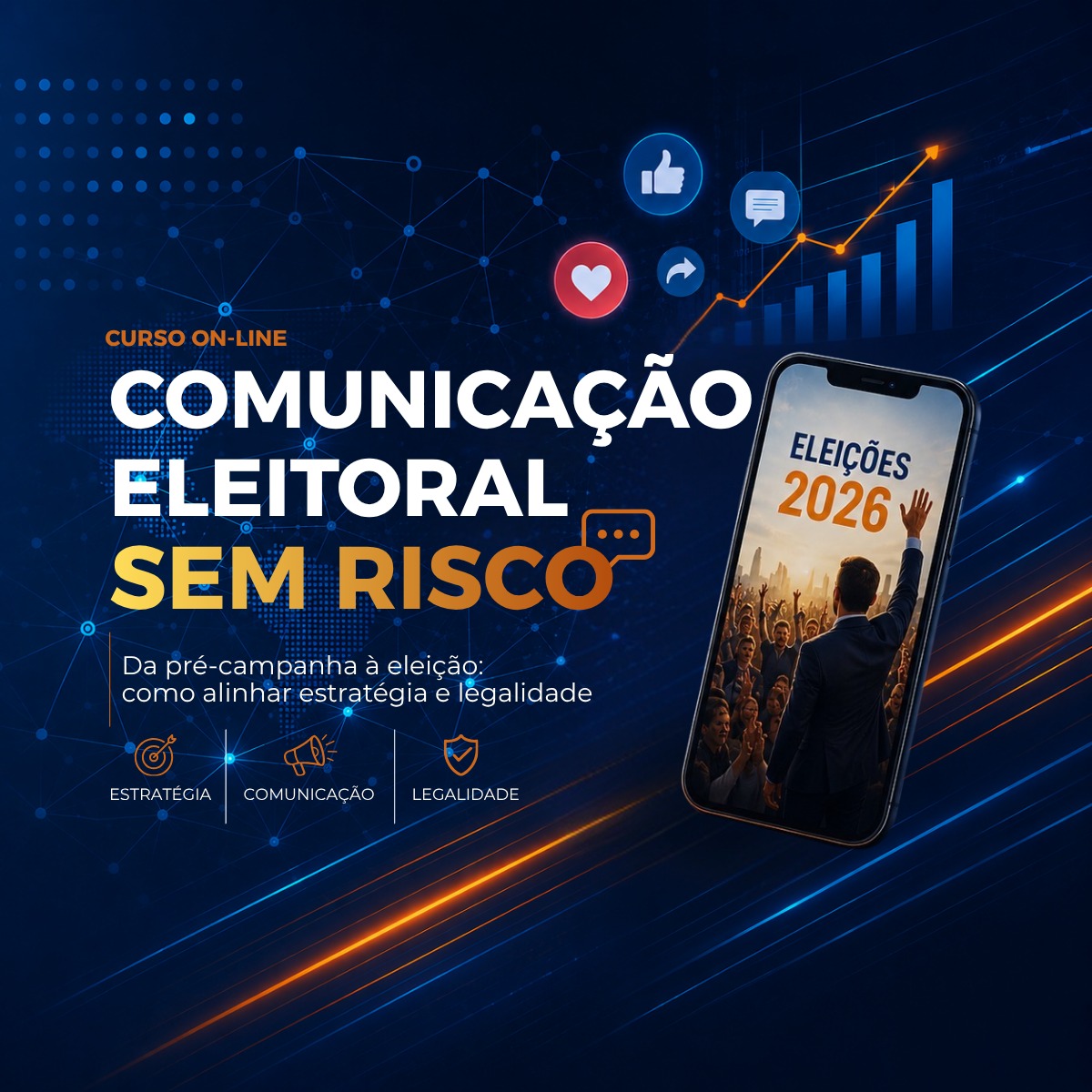 Comunicação Eleitoral Sem Risco — capa do curso